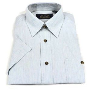 BD Baggies Mens Shirt Size Medium Blue SS